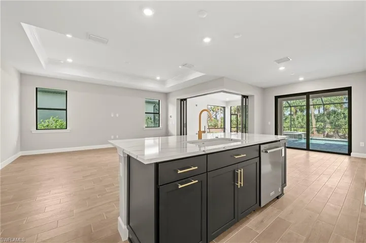 Open Kitchen to Gathering Room