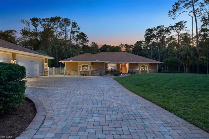 Front driveway.