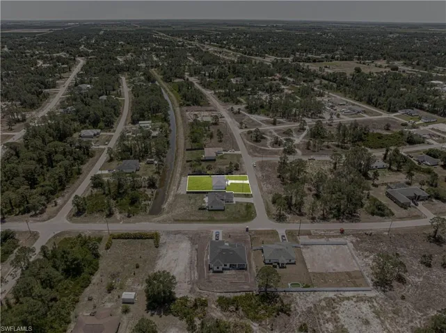 Aerial overview of property's location