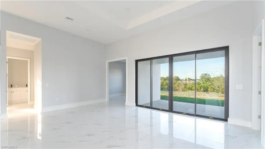 View of spare room