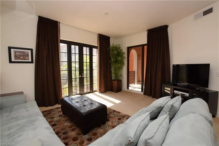 View to Lanai and Balcony, carpet replaced