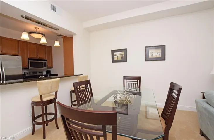 Dining, carpet replaced