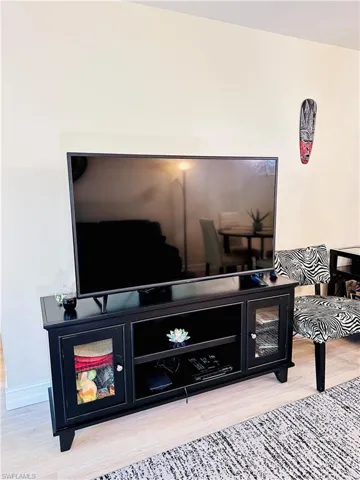 Detailed view of wood finished floors