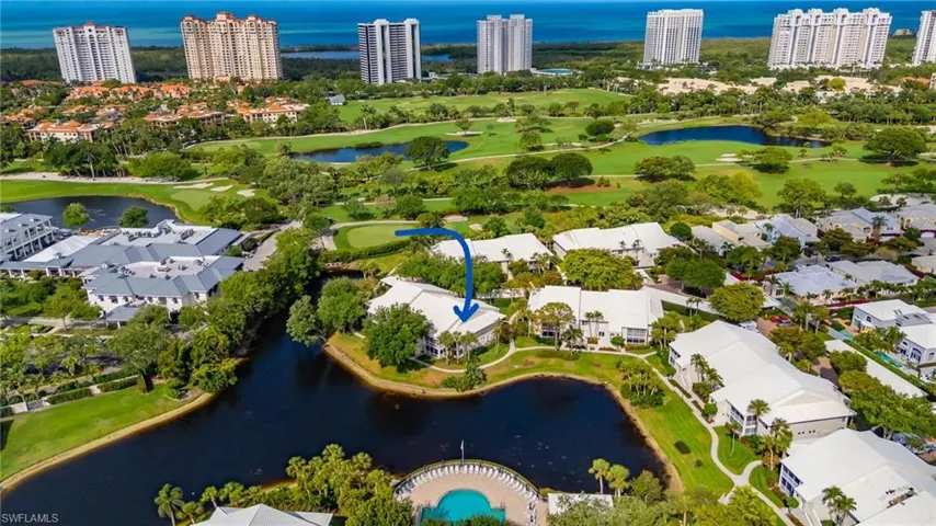 Aerial View of Pool and Property
