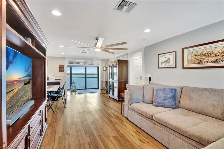 Great room with with Bay Views