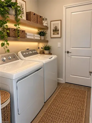Wood-finish flooring