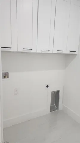 Laundry area extra cabinets