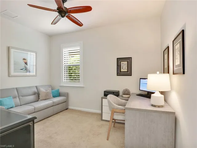 Second Guest Bedroom Set Up As An Office