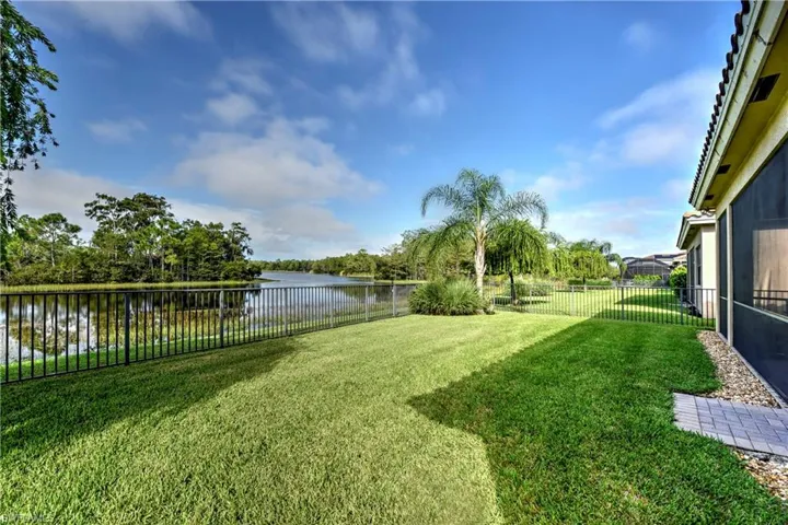 View of yard featuring a water view