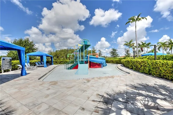 View of childrens water park