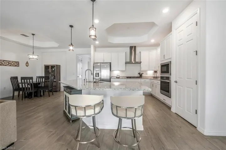 kitchen with fantastic island