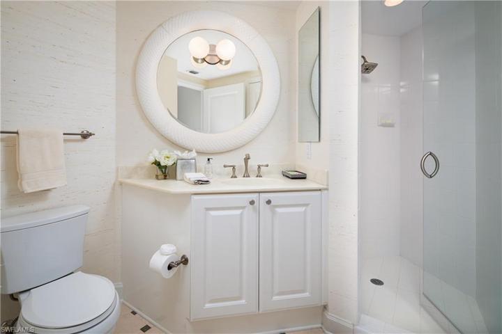 3rd Bathroom. This Bathroom is connected to the 3rd Bedroom and is accessible to guest via the guest suite hallway off of the condo's entryway.
