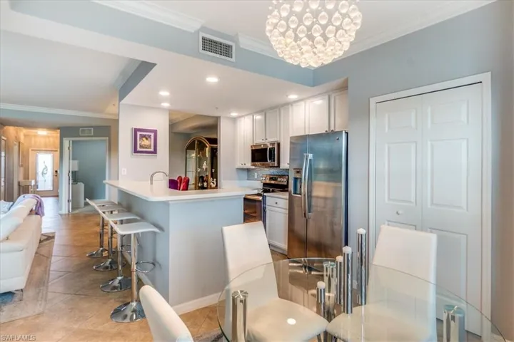 Abundant entertaining space