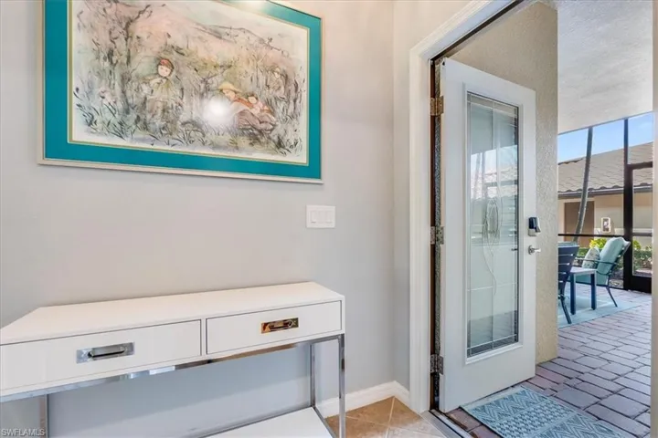 Patio to entry