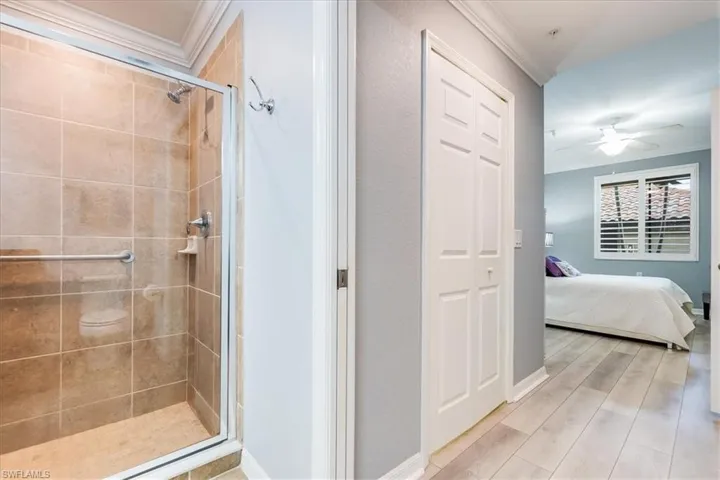 Hallway to closet