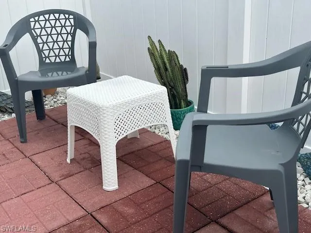 View of patio