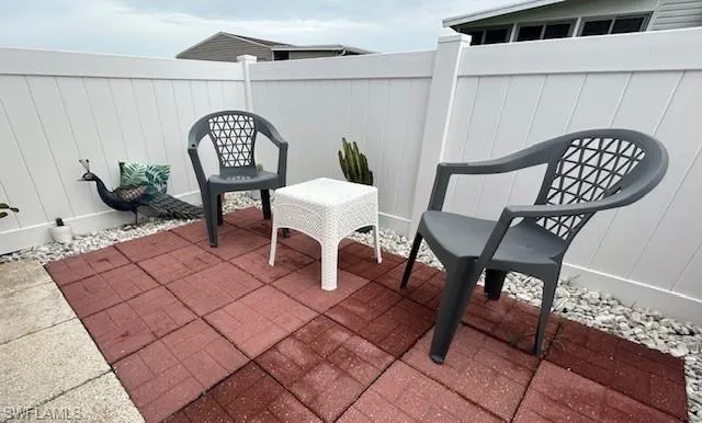 View of patio