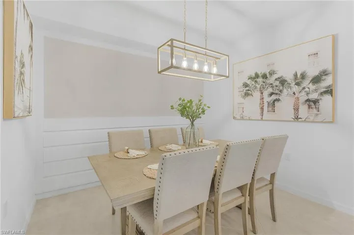 View of dining area