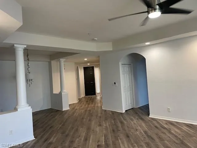 All new LED pot lights and LED fan with remote.