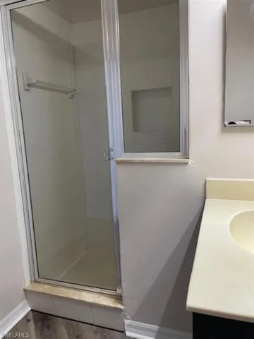Guest Bath stall shower.