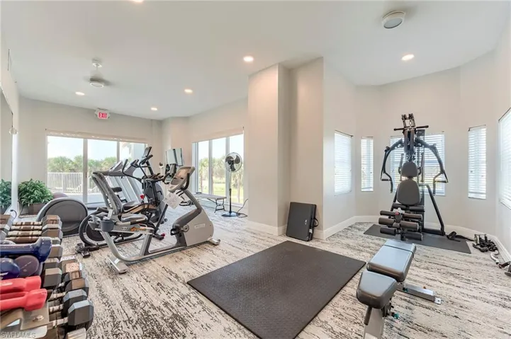 Gym for owners and guests to use