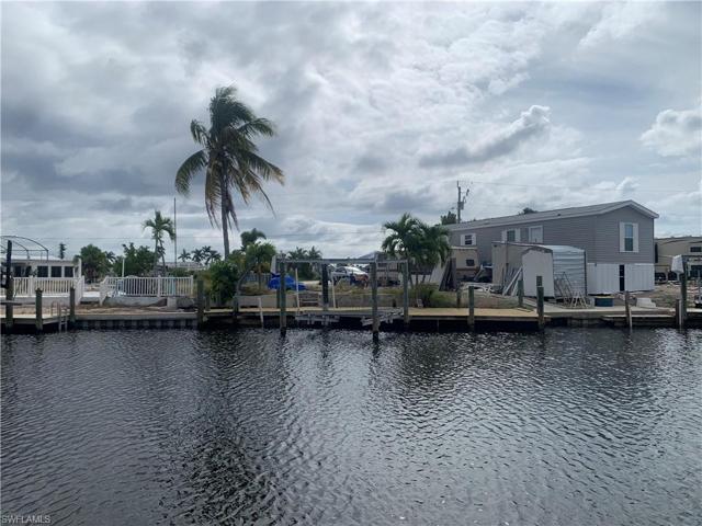 View of lot from across the canal.