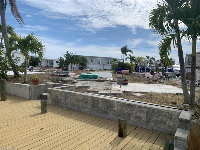 Lot view from dock towards street