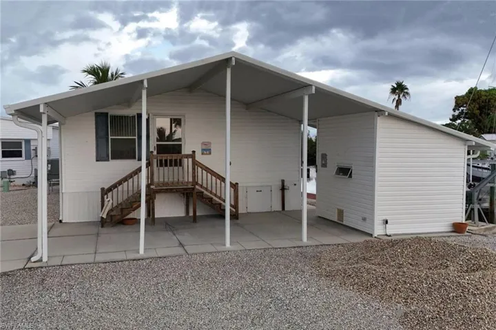 Rear view of house