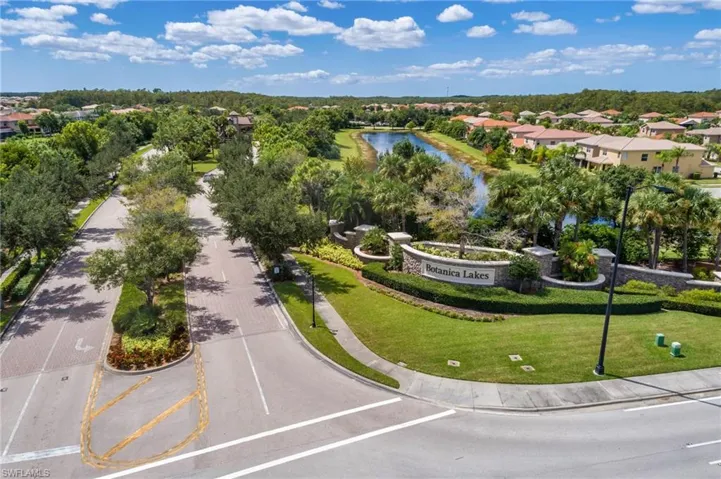 Entrance to Botanica Lakes Community off of Treeline Corrider