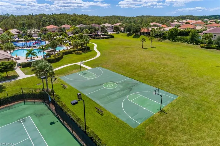 View of basketball court
