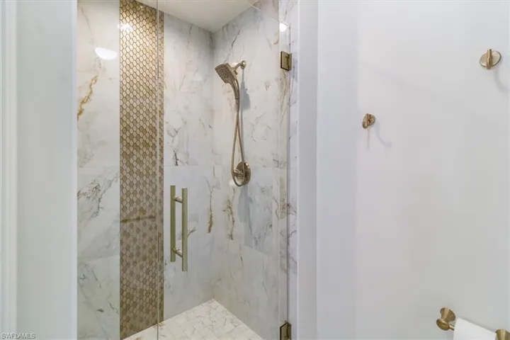 Bathroom with walk in shower