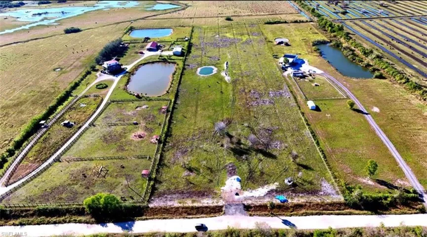 Birds eye view of property featuring a rural view and a water view
