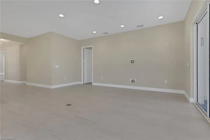View of great room leading to master bedroom