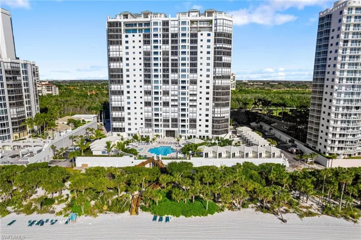 View of building exterior with a water view