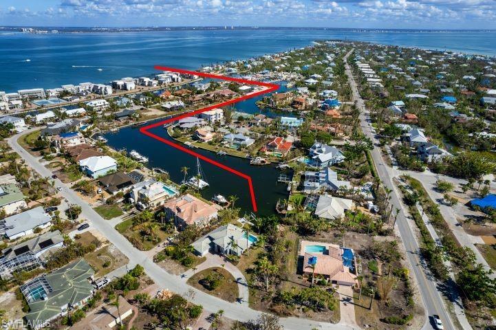 Aerial of Boat Path
