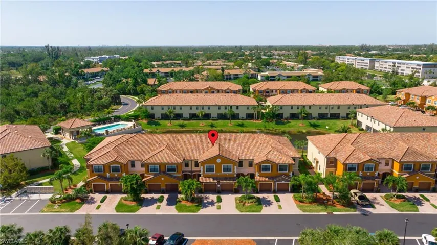 Aerial view of home