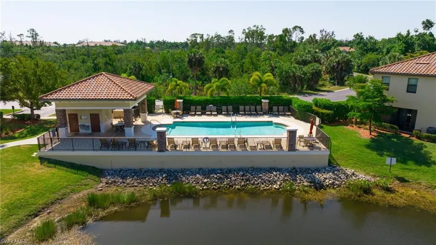 Community pool is just steps away