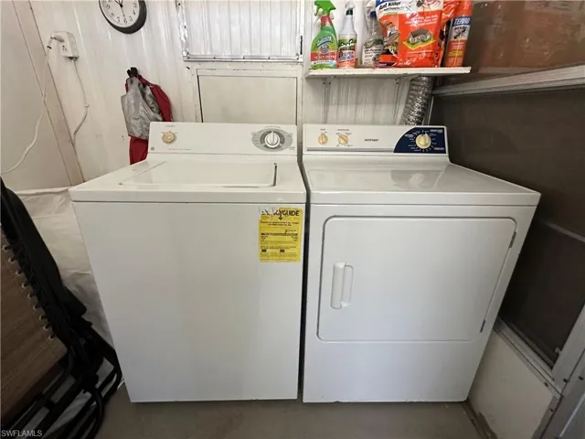 Washer, Dryer