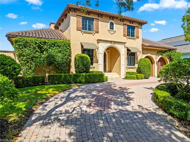 Front elevation from driveway.