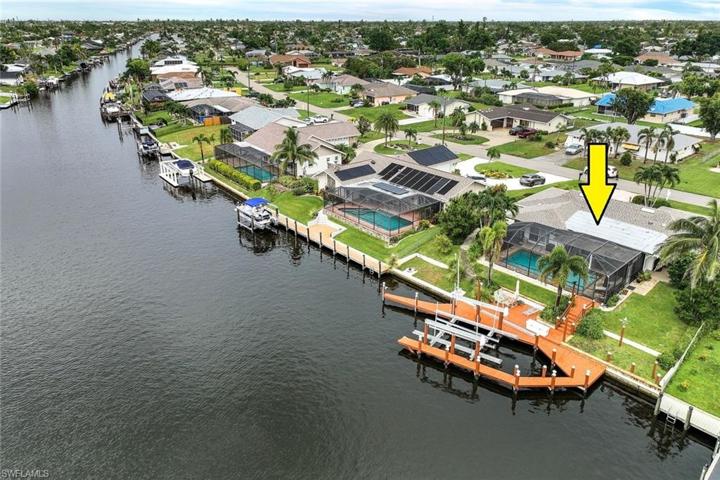 Dock will accommodate multiple watercraft up to 38' & 15' beam.
