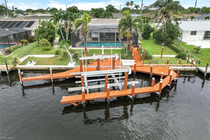 27,000 lb lift, Captain's Walk, concrete dock and davit will accommodate multiple watercraft. This set-up was recently appraised at $75,000.