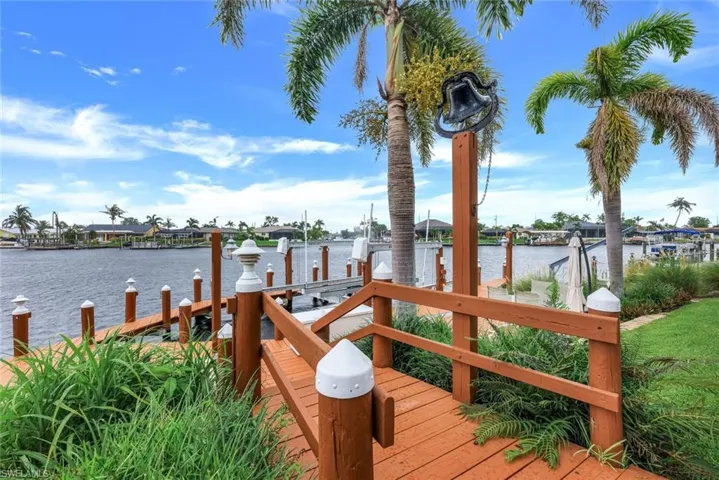 Walk-way to the dock.
