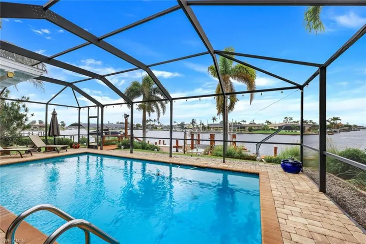 Enjoy the LONG VIEW down a wide Gulf Access canal.
