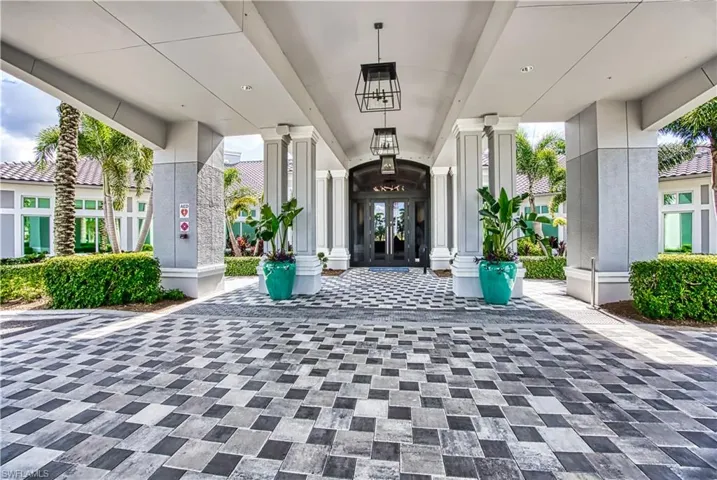 Entrance to property with french doors