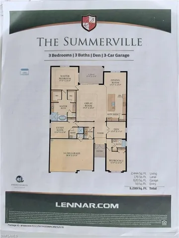 Floor Plan- Summerville by Lennar