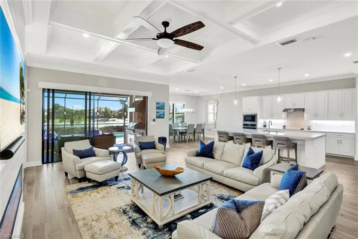 Full Great Room to Kitchen View