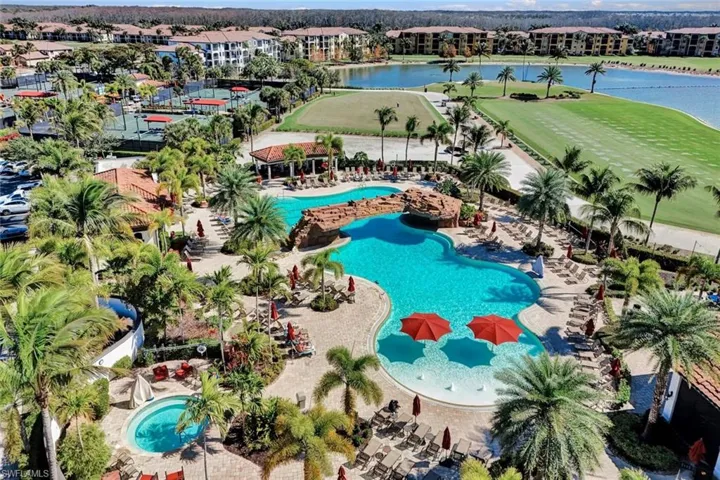 Aerial view of Club House Amenities