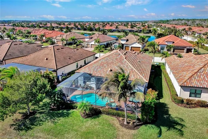 Aerial view of Back/Pool