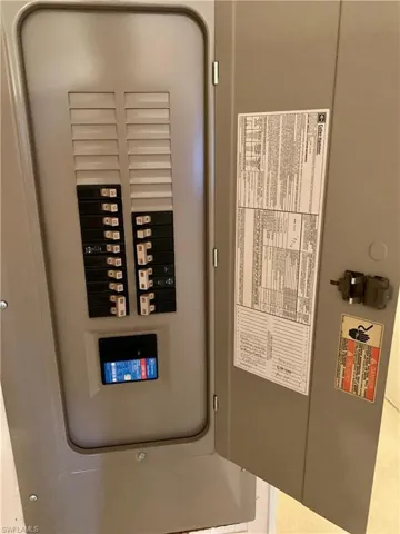 Utilities with electric panel
