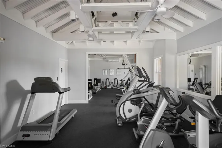 View of workout area